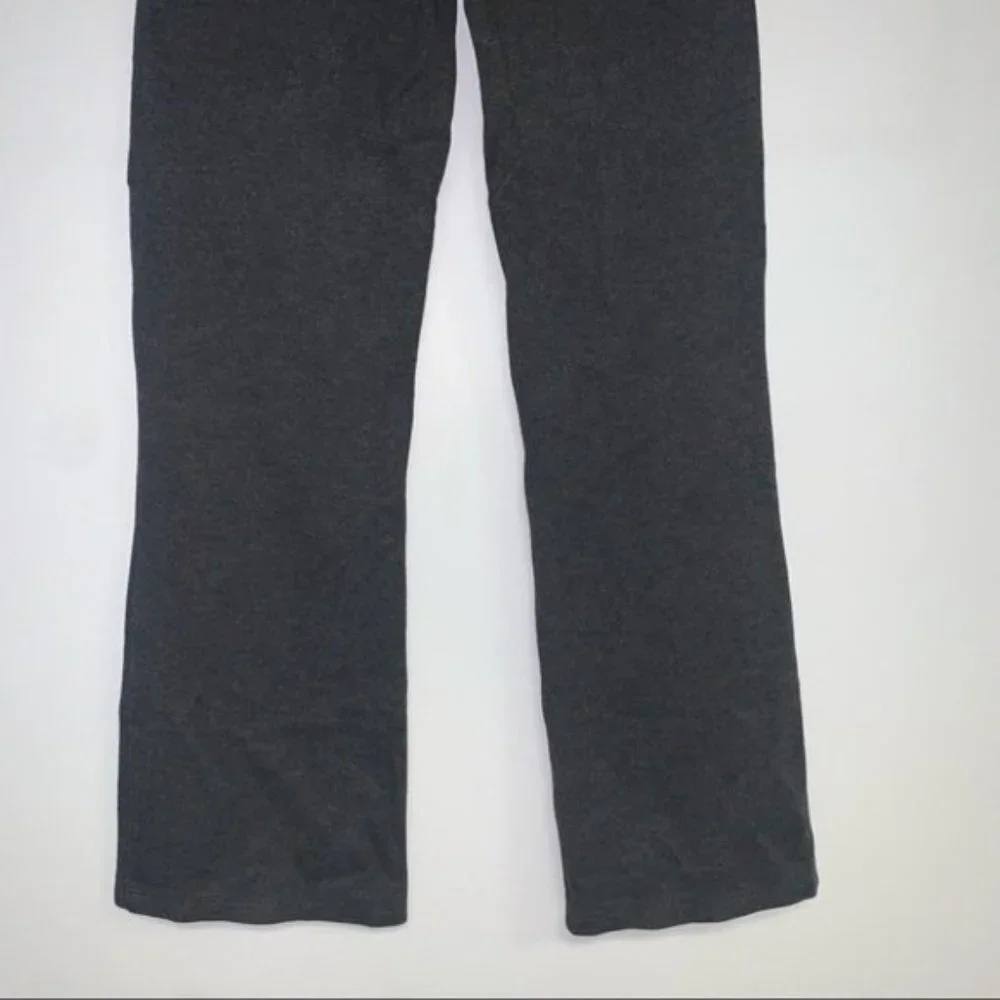 Betabrand Boot-Cut Dress Pants Size Medium Petite Charcoal Grey‎ Stretch NWOT